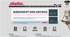 Desktop Screenshot of abydos.cz